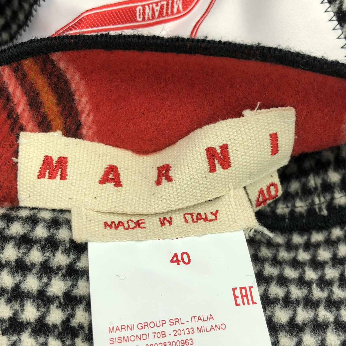 MARNI / マルニ | 2021AW | ダブルフェイスメルトンウール コート / リバーシブル | 40 | レディース