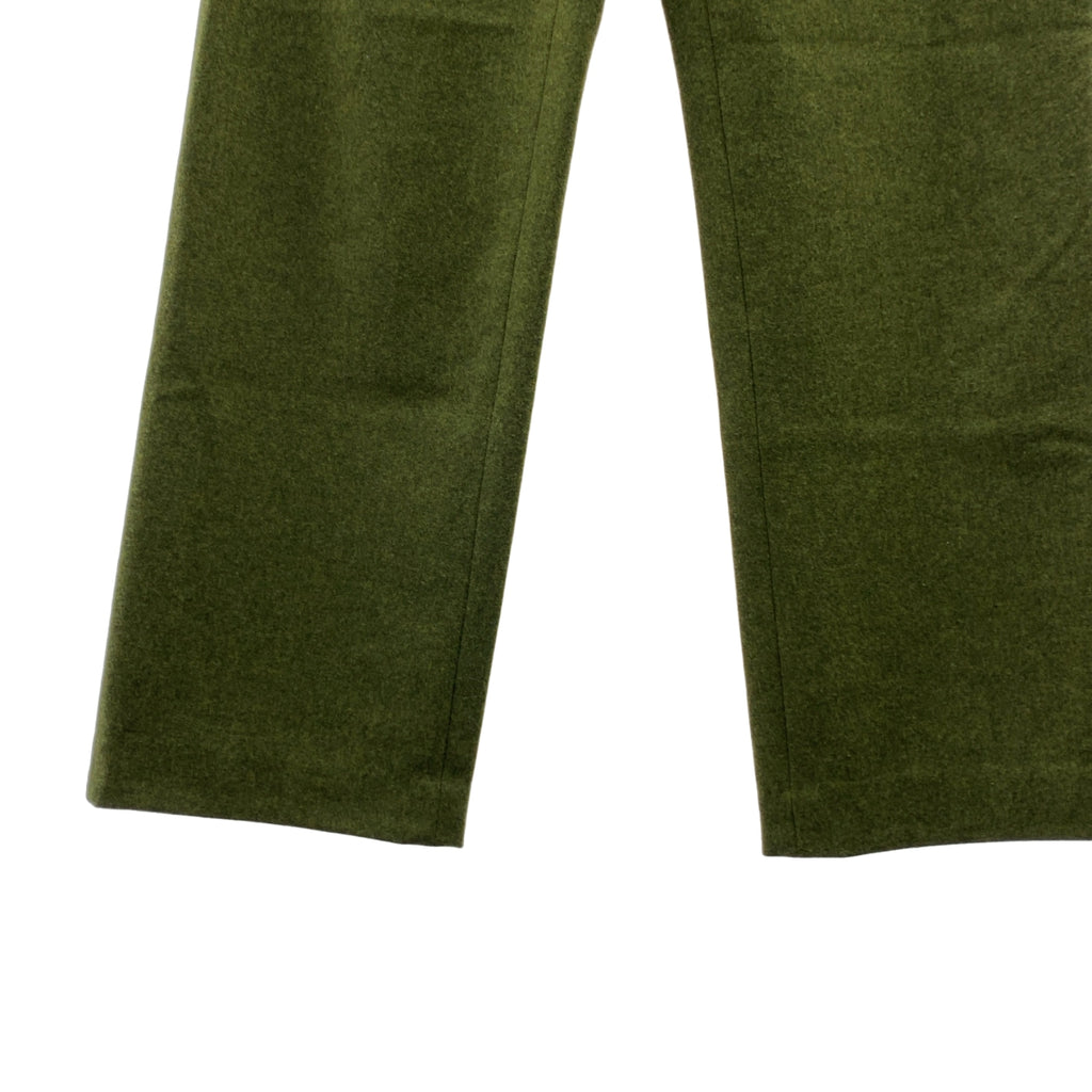 FRANK LEDER / フランクリーダー | ウール くるみボタン スラックス パンツ | S | メンズ