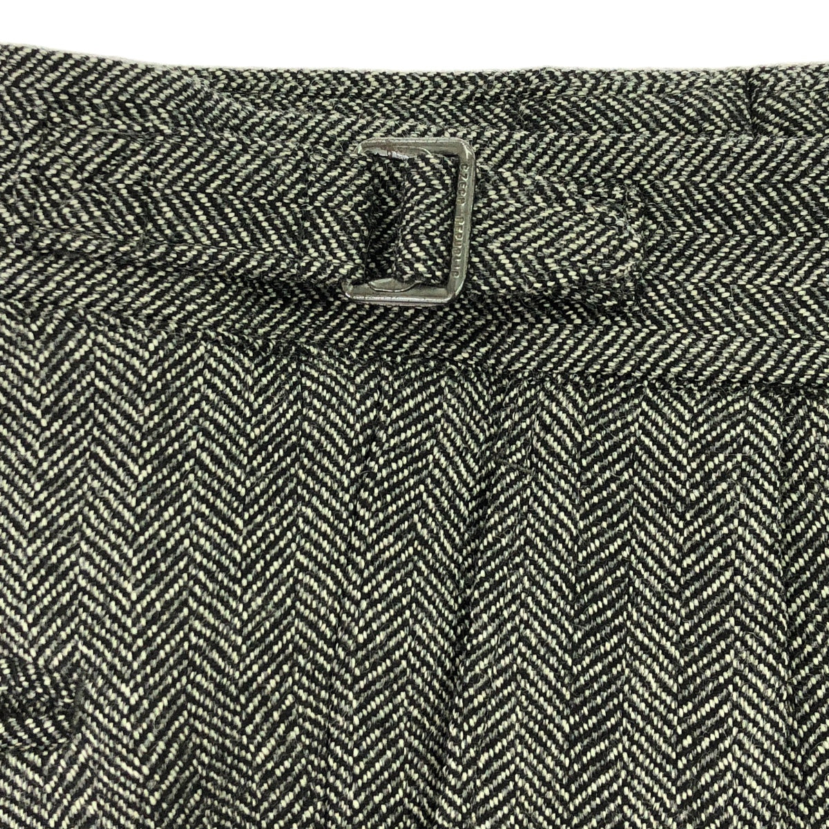 [品相良好] HEUGN | 2024秋冬 | Aaron 人字紋羊毛褲 |尺寸 2 |灰色 |男士