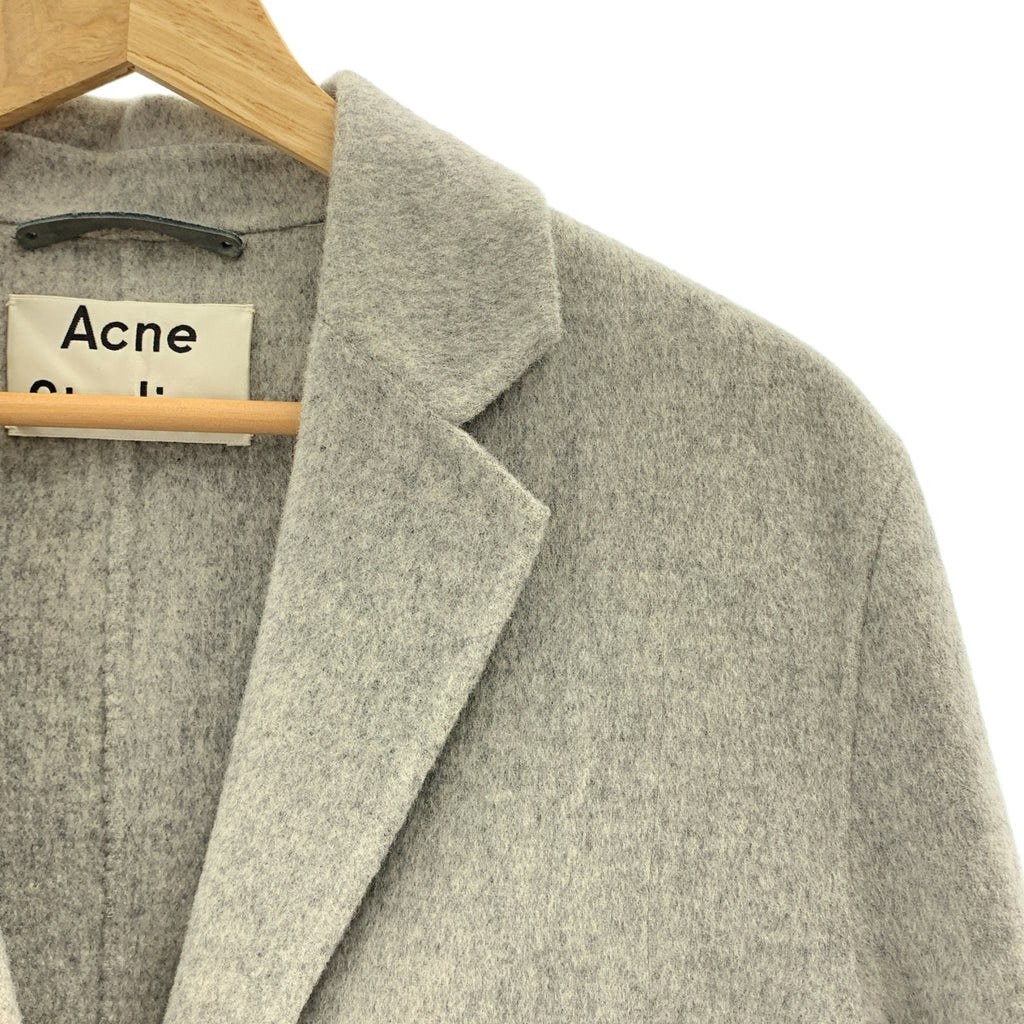Acne Studios / アクネストゥディオズ | AVALON DOUBLE ウール カシミヤ チェスターコート | 32 | レディース