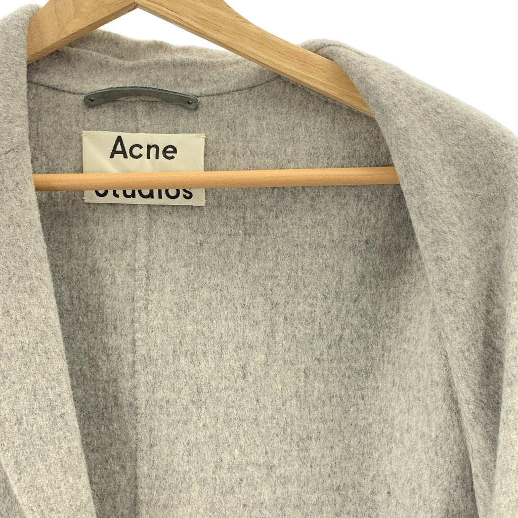 Acne Studios / アクネストゥディオズ | AVALON DOUBLE ウール カシミヤ チェスターコート | 32 | レディース