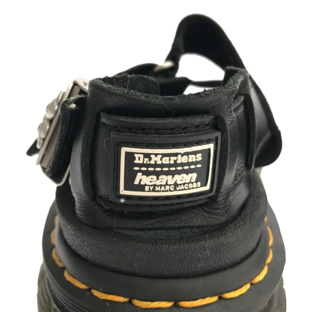【美品】  Dr.Martens / ドクターマーチン | × HEAVEN BY MARC JACOBS / ヘブンバイマークジェイコブス RICKI ストラップレザーサンダル | 3 | ブラック | レディース