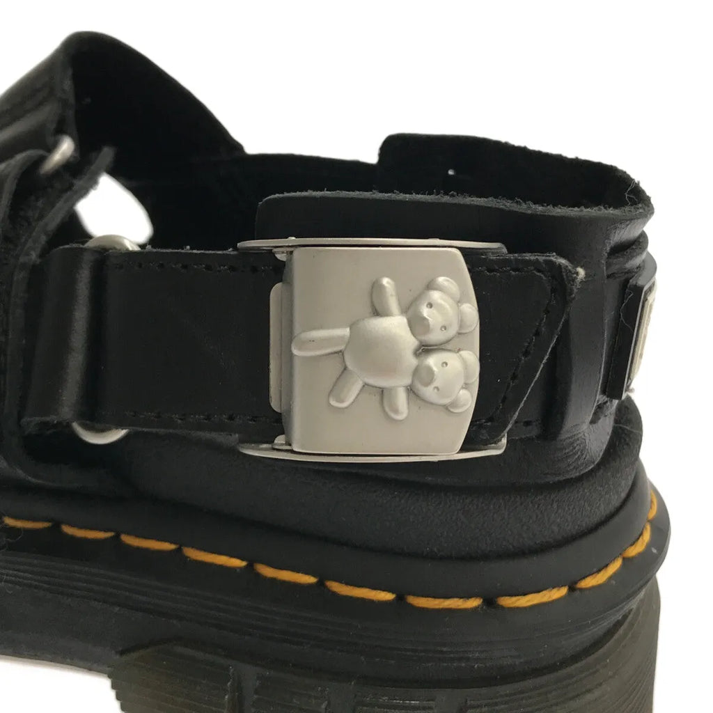 【美品】  Dr.Martens / ドクターマーチン | × HEAVEN BY MARC JACOBS / ヘブンバイマークジェイコブス RICKI ストラップレザーサンダル | 3 | ブラック | レディース