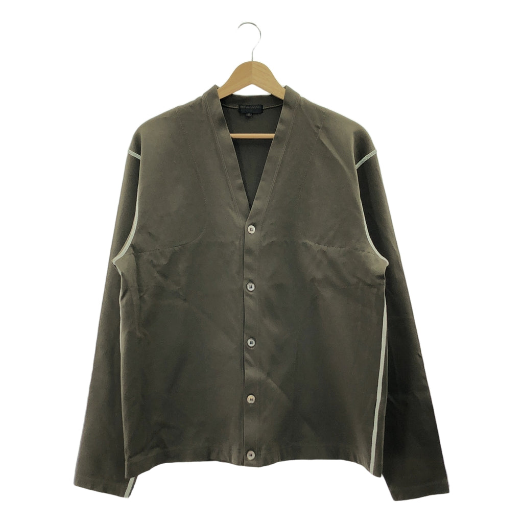 COMME des GARCONS 男士 | 2006 春夏 |平紋針織 5B 開襟衫 |中號 |橄欖|男士