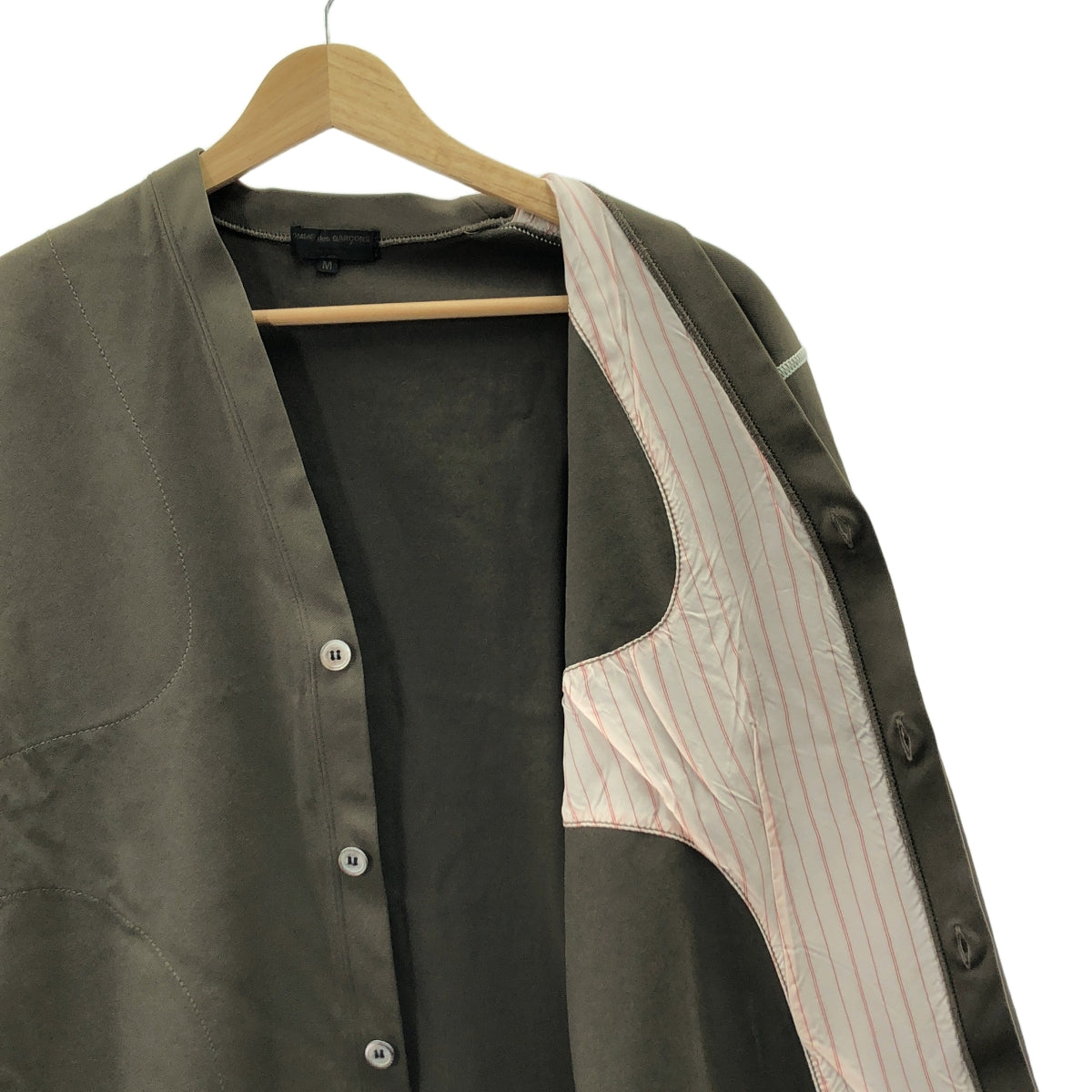 COMME des GARCONS HOMME / コムデギャルソンオム | 2006SS | ジャージー 5B カーディガン | M | オリーブ | メンズ