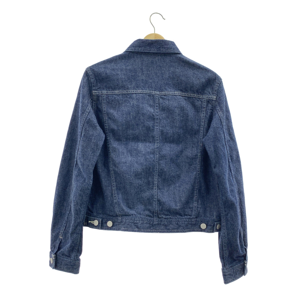 【美品】  AURALEE / オーラリー | 2022SS | SELVEDGE LIGHT DENIM BLOUSON / セルビッチ デニム ブルゾン ジャケット | 0 | インディゴ | レディース