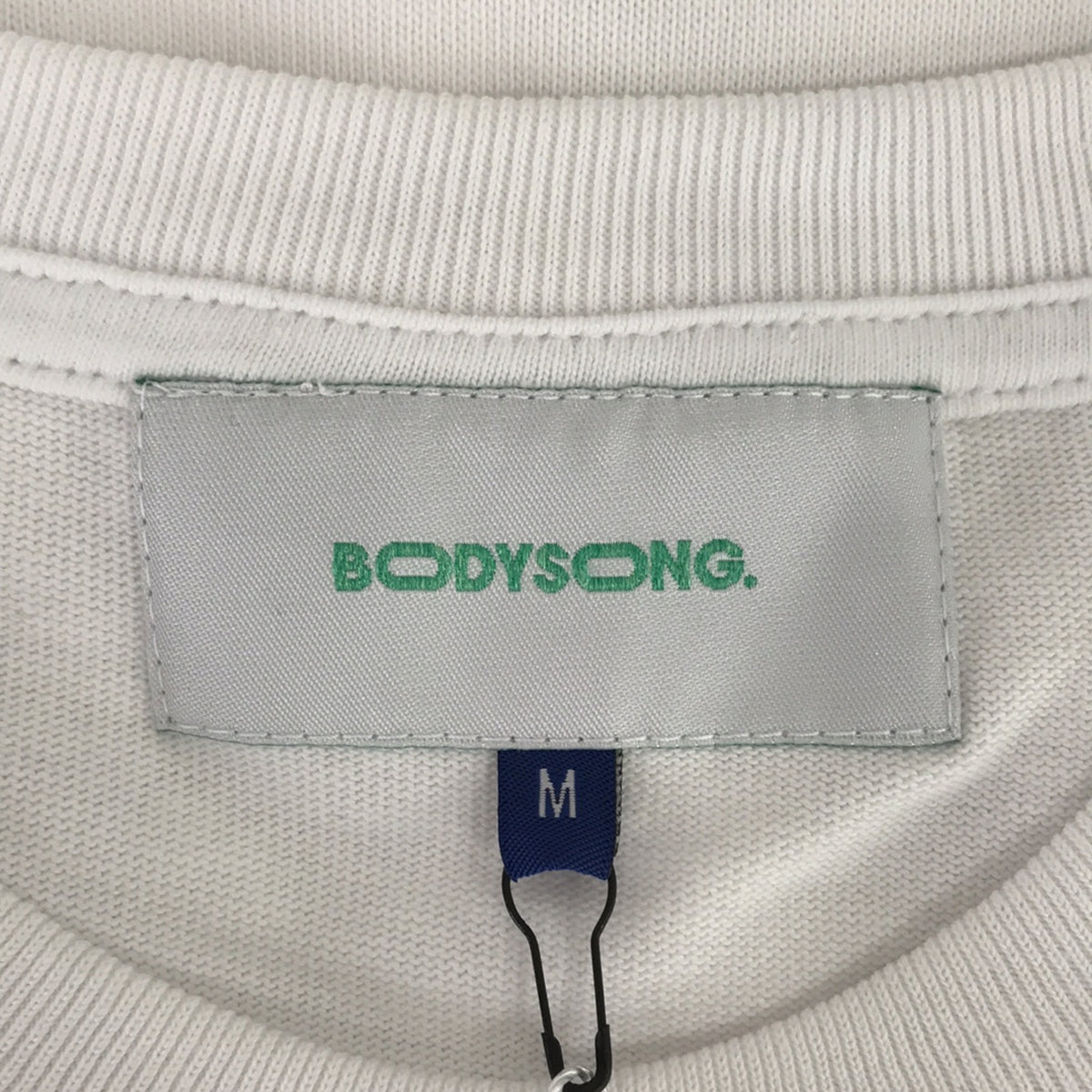 [Good Condition] BODYSONG. | Pen included / Printed oversized T-shirt | M | White | Men's