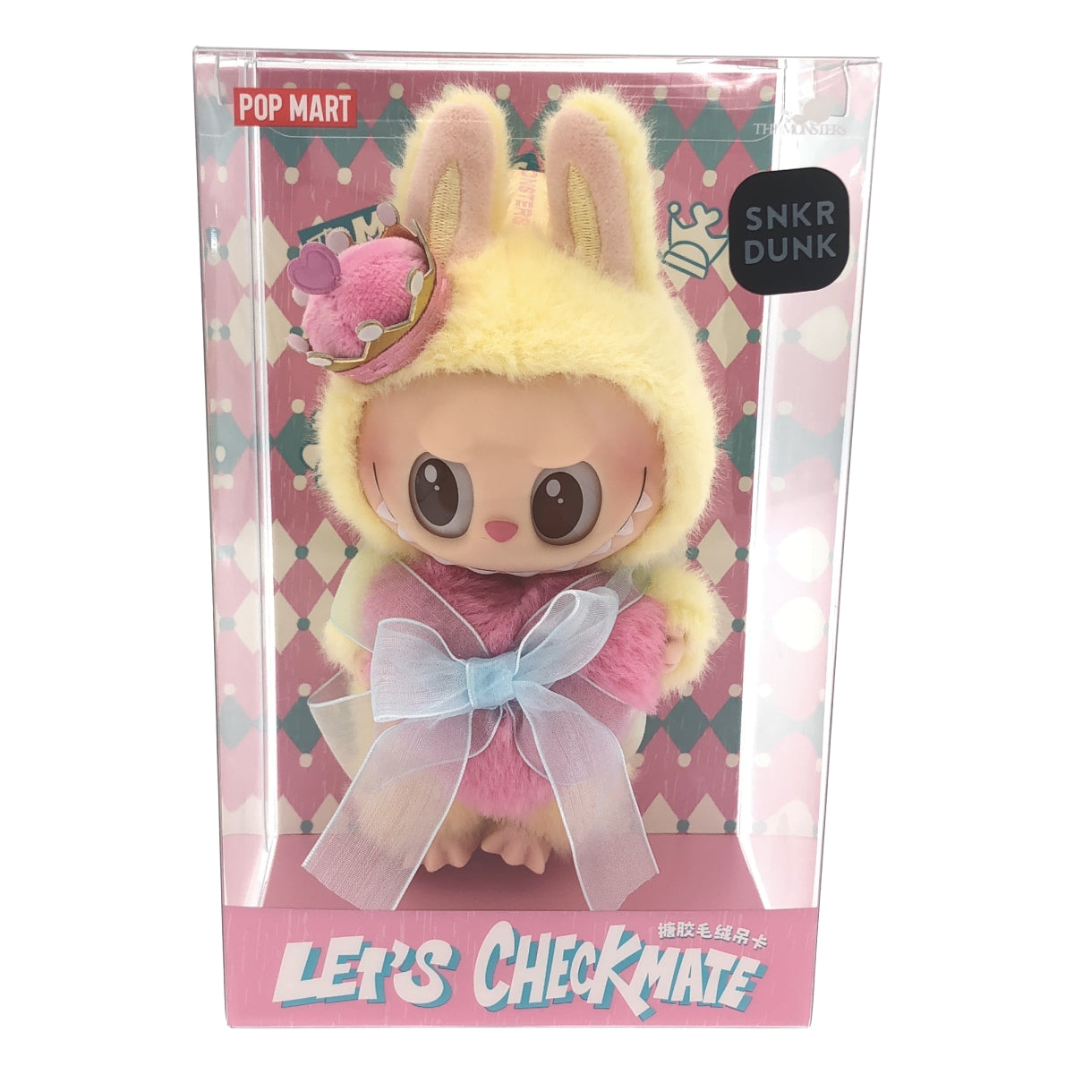 POP MART / 팝 마트 | POP MART / 팝 마트 THE MONSTERS Let's Checkmate Labubu 체크 메이트 러브 봉제 인형 |