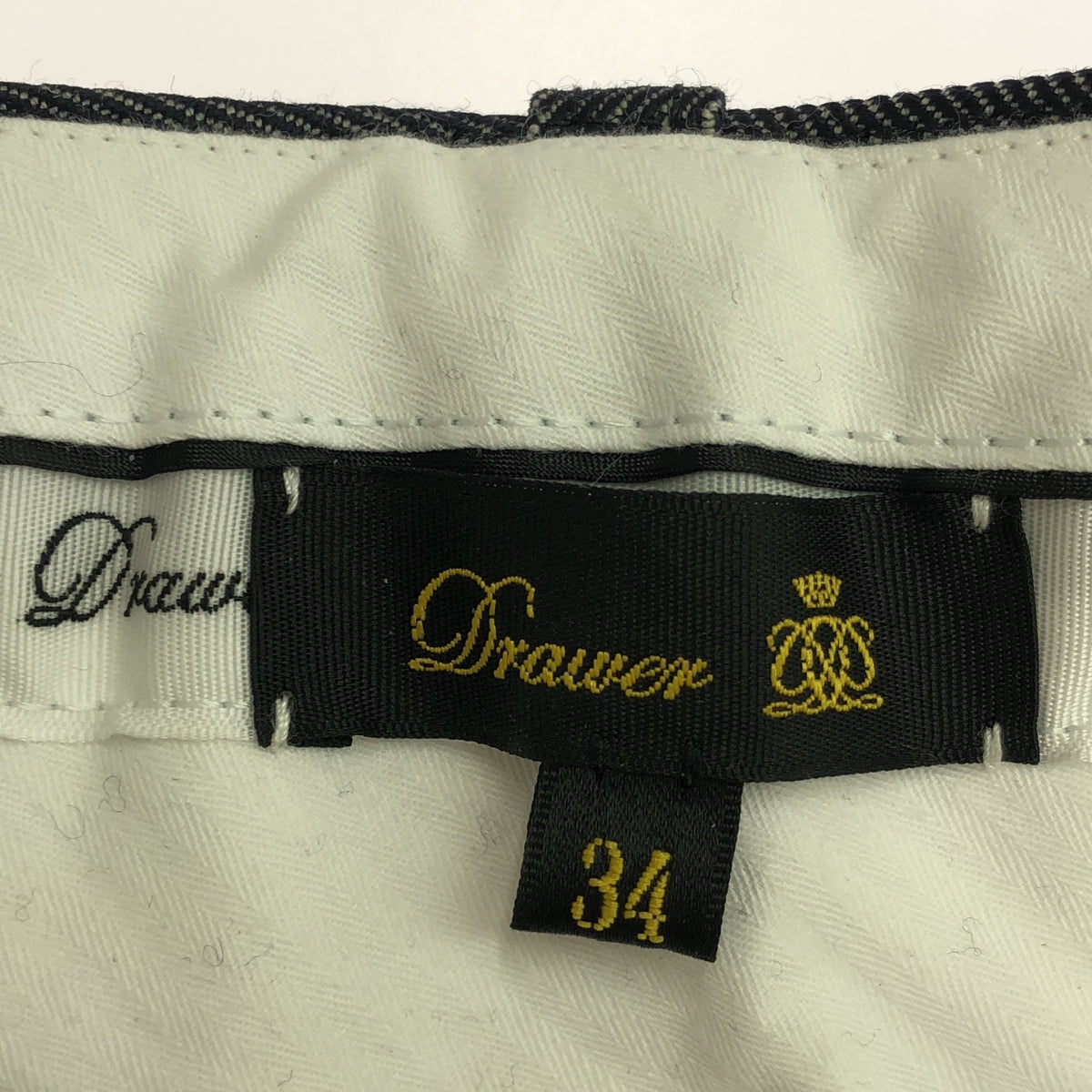 抽屜 |羊毛馬海毛牛仔褲 | 34 |海軍 |女性的