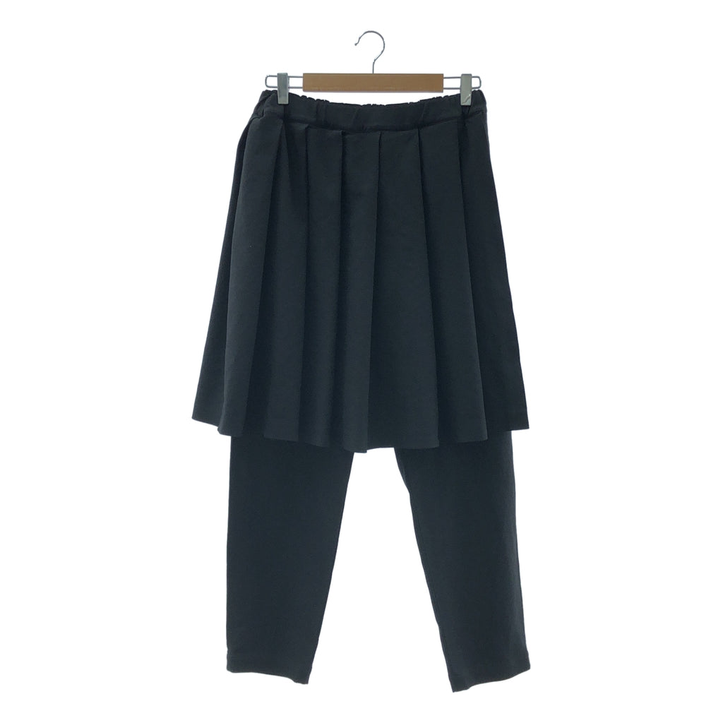 BLACK COMME des GARCONS / 블랙콤 데 걸슨 | 주름 치마 레이어드 팬츠 | XS |