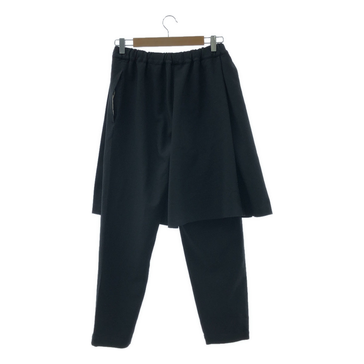 BLACK COMME des GARCONS / 블랙콤 데 걸슨 | 주름 치마 레이어드 팬츠 | XS |