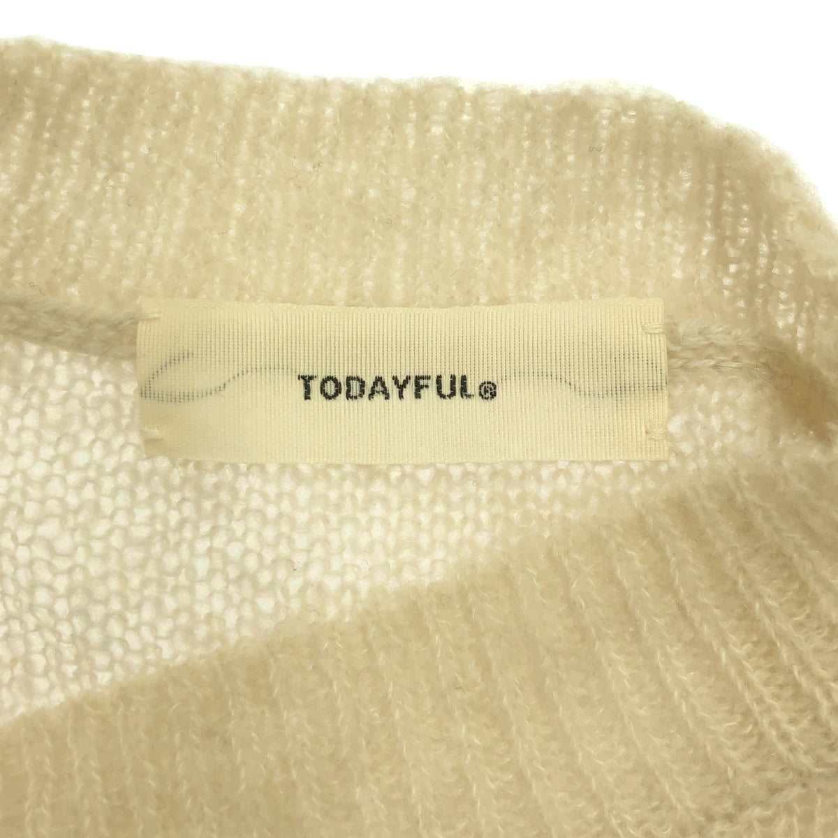 TODAYFUL | Openwork knit pullover | F | Beige | Women's