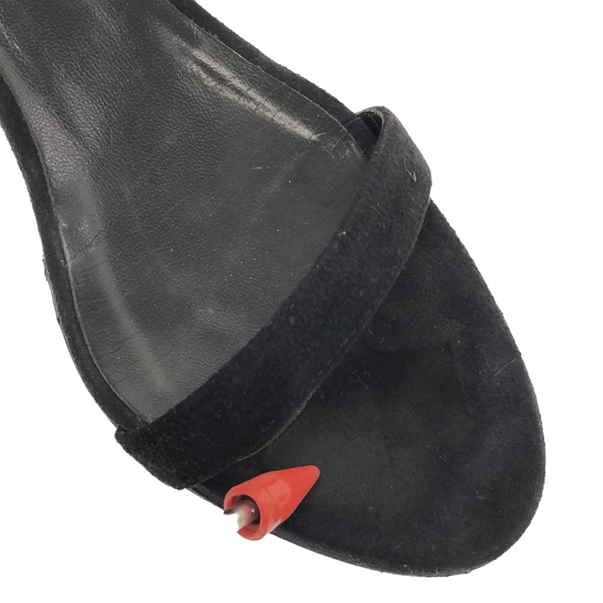 BALDAN / バルダン | スエードストラップサンダル | 39 | ブラック | レディース