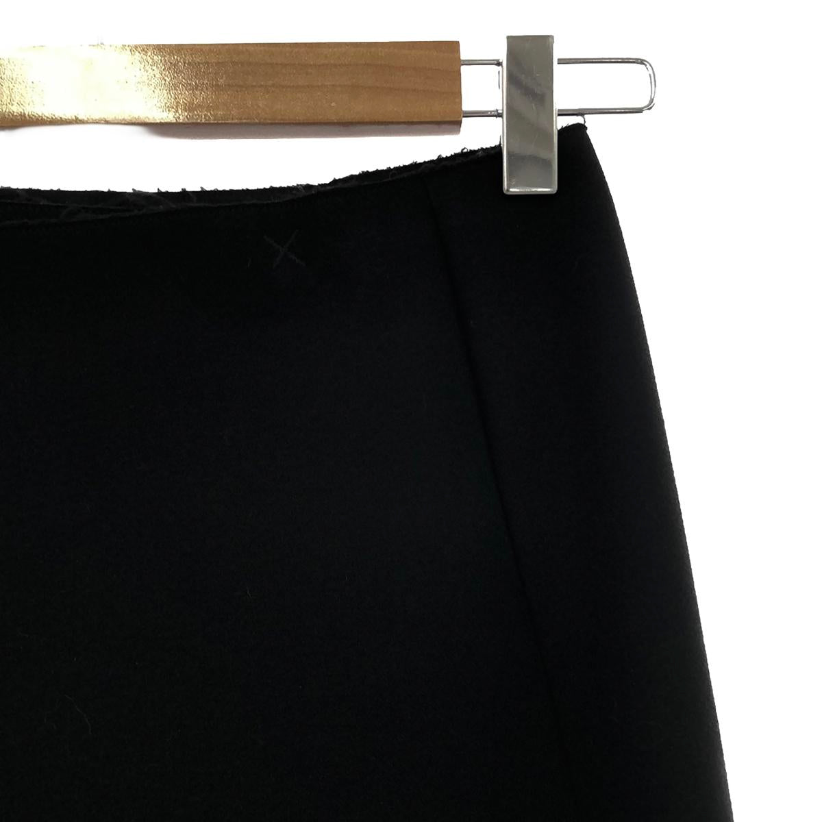 MSGM / 엠에스지엠 | 프릴 랩 롱 스커트 | 38 | 블랙 | 여성