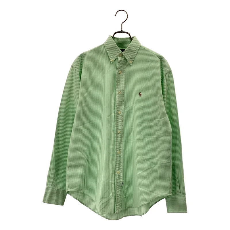 RALPH LAUREN / ラルフローレン | The Big Oxford ストライプ ボタンダウンシャツ | 6 | メンズ
