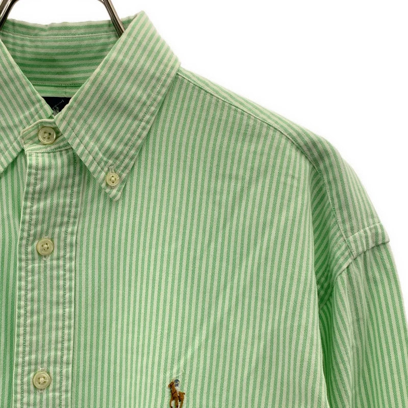 RALPH LAUREN / ラルフローレン | The Big Oxford ストライプ ボタンダウンシャツ | 6 | メンズ