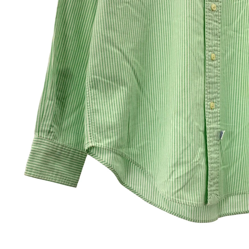 RALPH LAUREN / ラルフローレン | The Big Oxford ストライプ ボタンダウンシャツ | 6 | メンズ