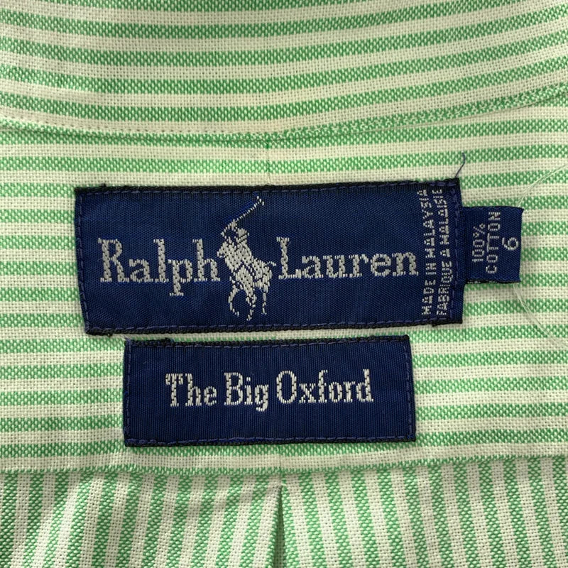 RALPH LAUREN / ラルフローレン | The Big Oxford ストライプ ボタンダウンシャツ | 6 | メンズ