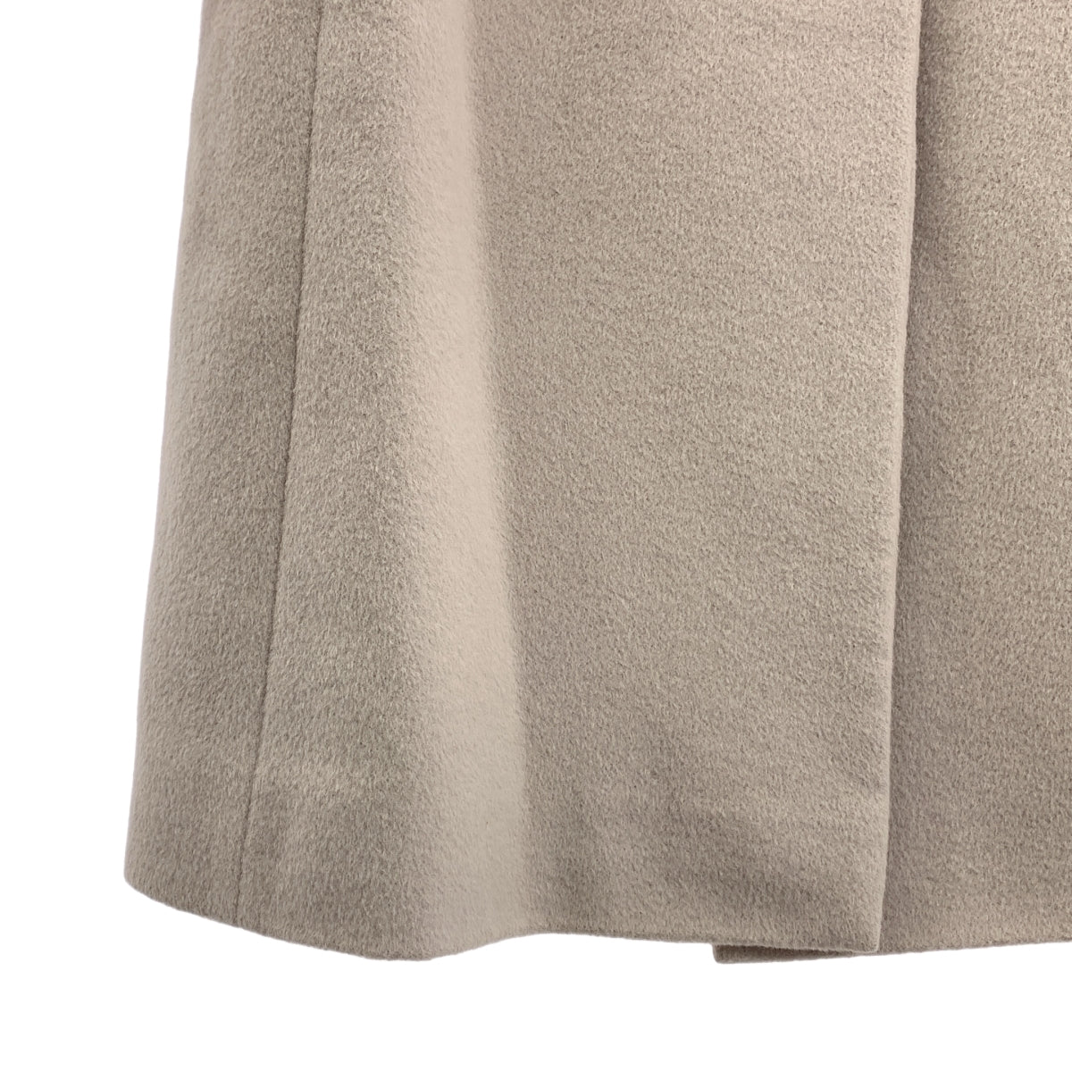 UNITED ARROWS | 安哥拉羊毛混紡披肩領裹身大衣 | 尺寸 36 | 女款