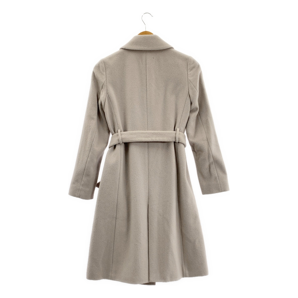 ユナイテッドアローズ　ベージュ ウール混合 ダブルブレスト コート 新品未使用☆ユナイテッドアローズ ダブルブレスト 金ボタン