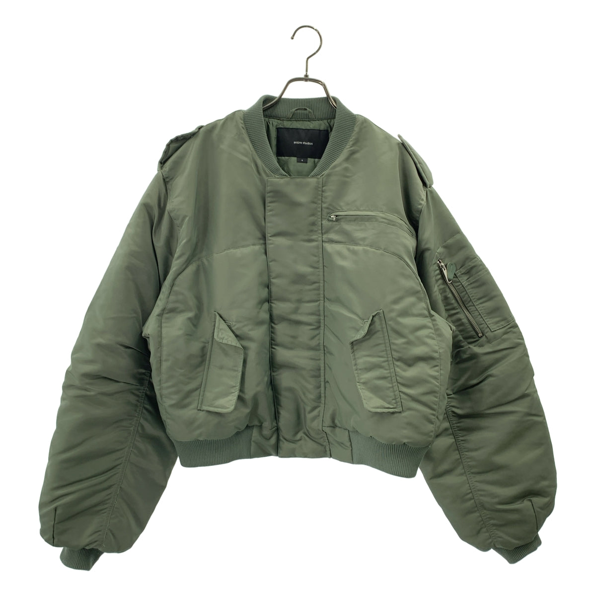 entire studios / エンタイアスタジオ | A-2 ミリタリー ボンバージャケット ブルゾン / キルティング総裏地 | M | メンズ