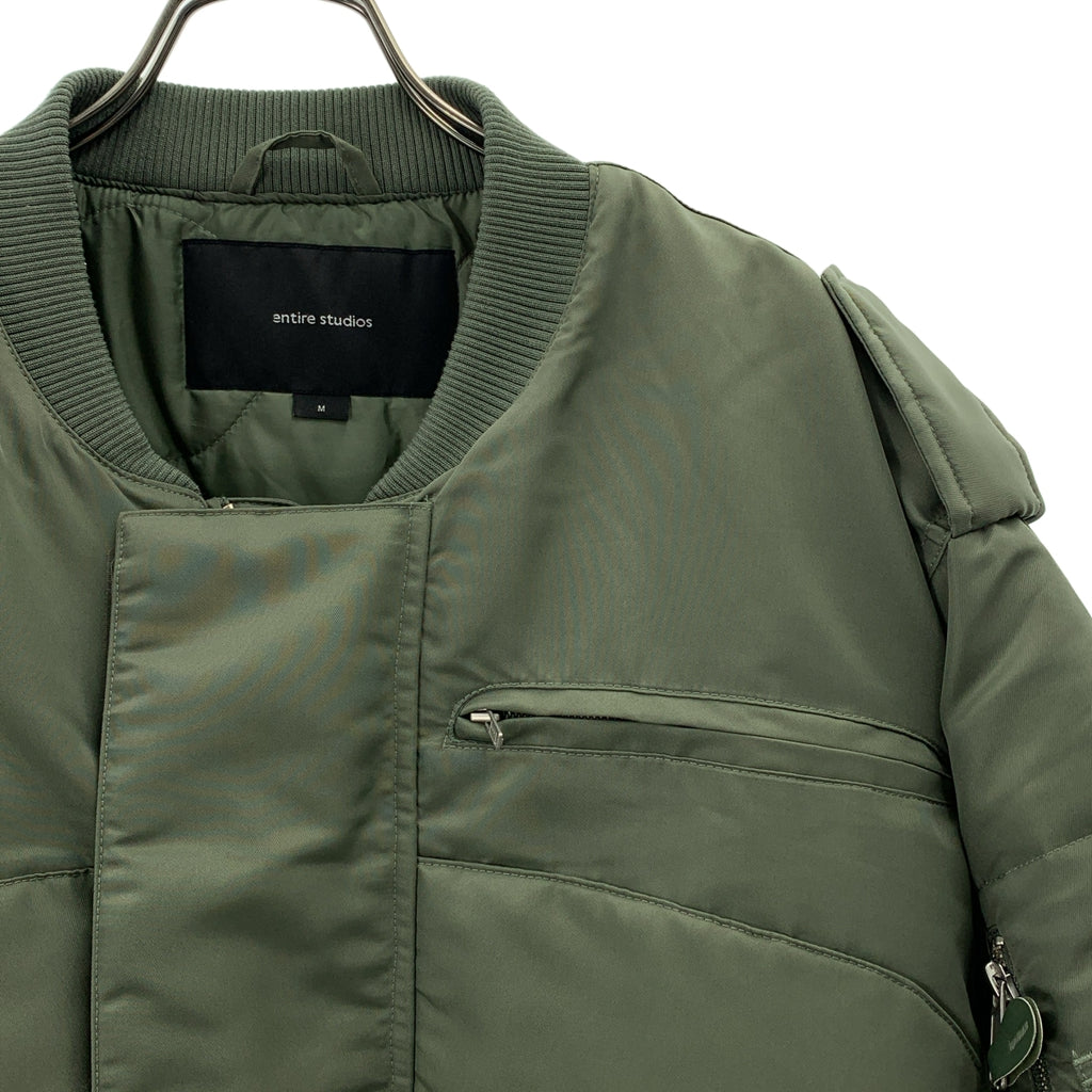 entire studios / エンタイアスタジオ | A-2 ミリタリー ボンバージャケット ブルゾン / キルティング総裏地 | M | メンズ