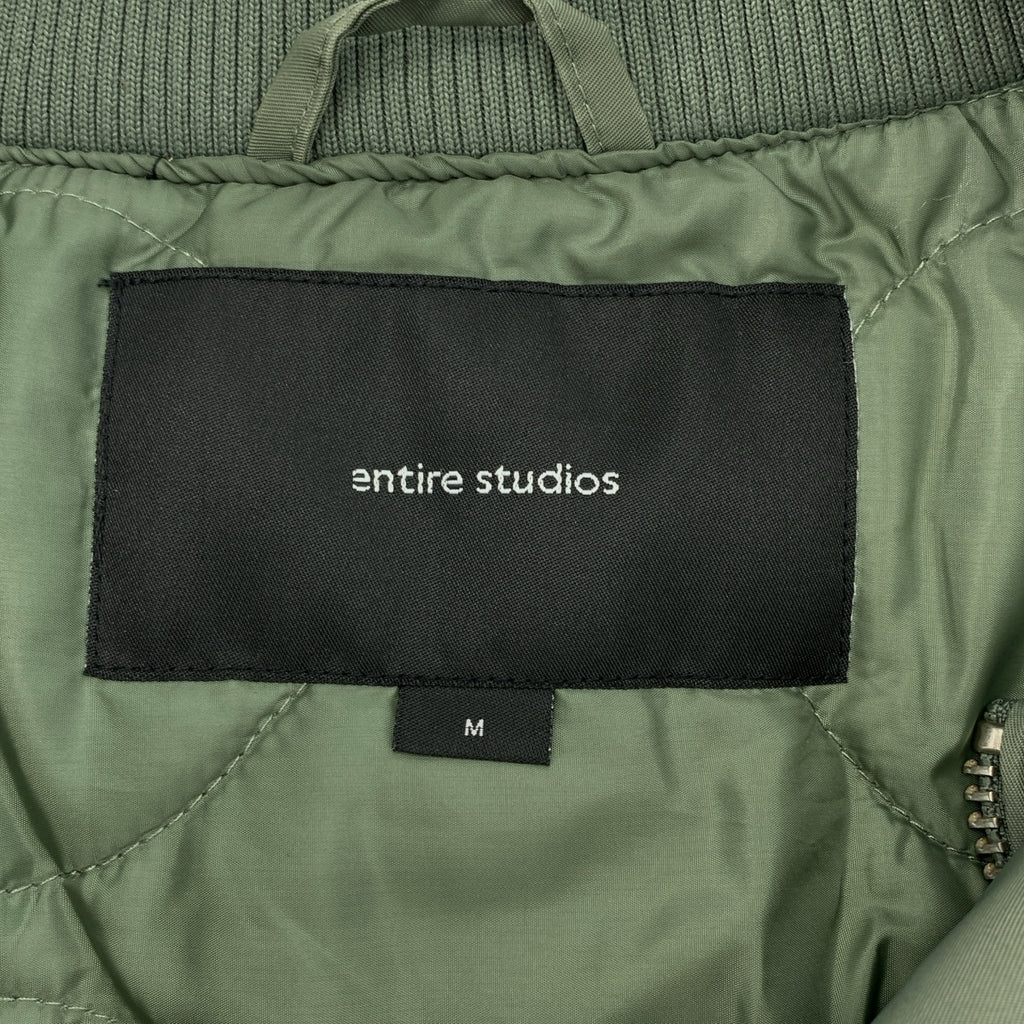 entire studios / エンタイアスタジオ | A-2 ミリタリー ボンバージャケット ブルゾン / キルティング総裏地 | M | メンズ
