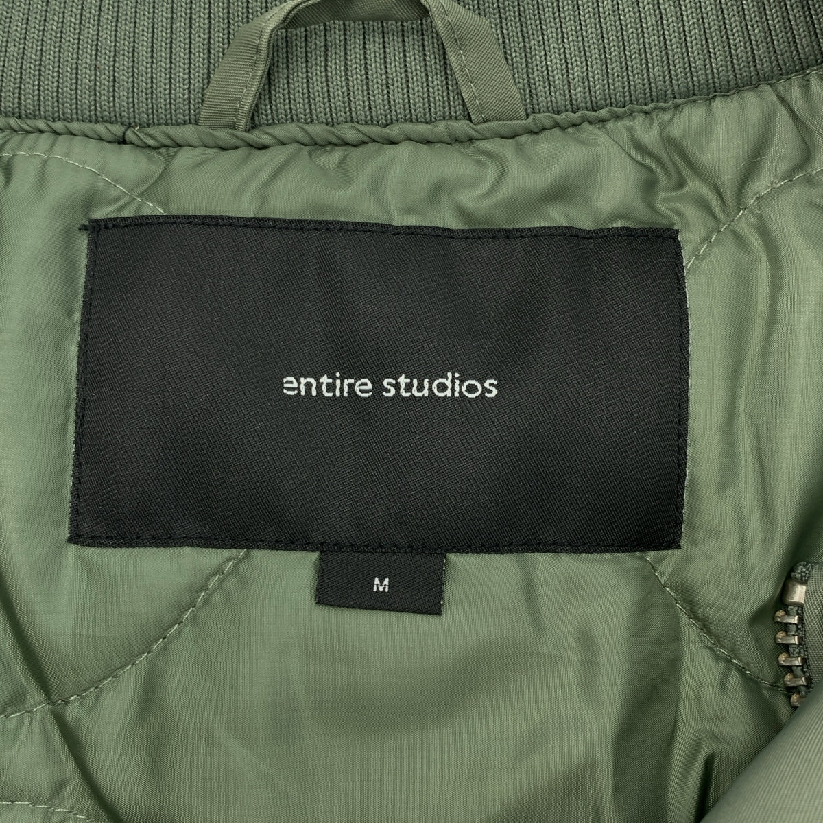 entire studios / エンタイアスタジオ | A-2 ミリタリー ボンバージャケット ブルゾン / キルティング総裏地 | M | メンズ