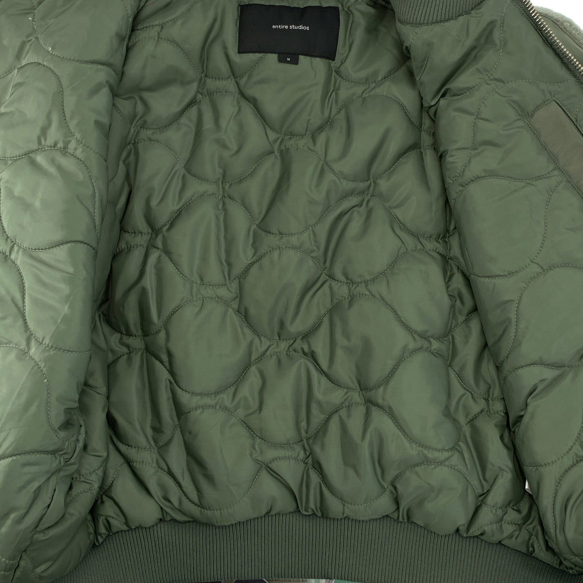 entire studios / エンタイアスタジオ | A-2 ミリタリー ボンバージャケット ブルゾン / キルティング総裏地 | M | メンズ