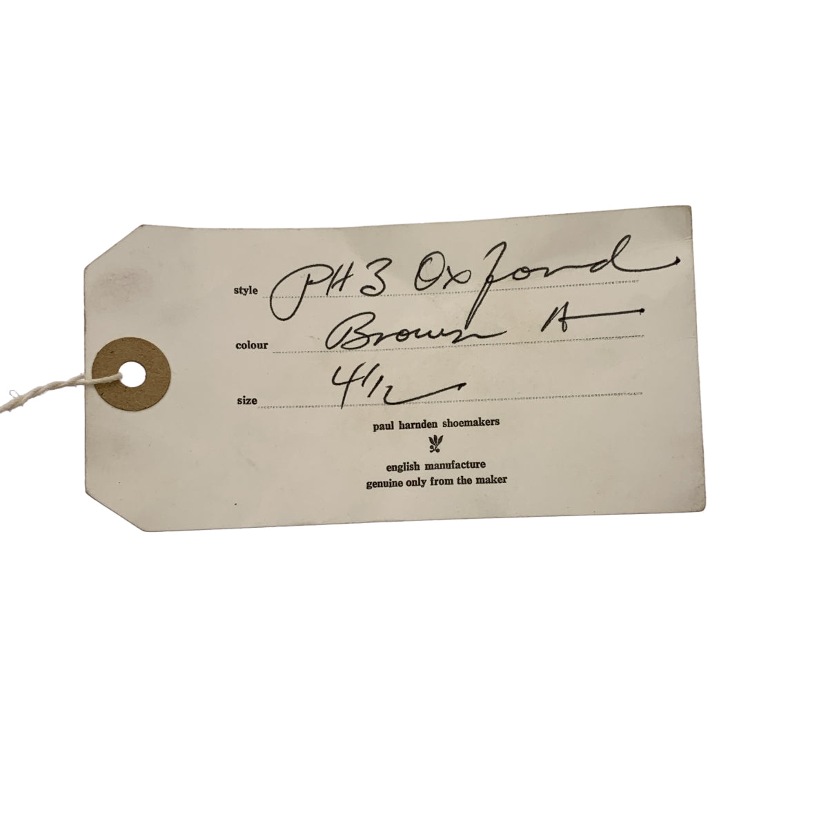 Paul Harnden / ポールハーデン | PH3 Oxfond Shoe / レザー オックスフォード シューズ 革靴 | 4.5 | レディース