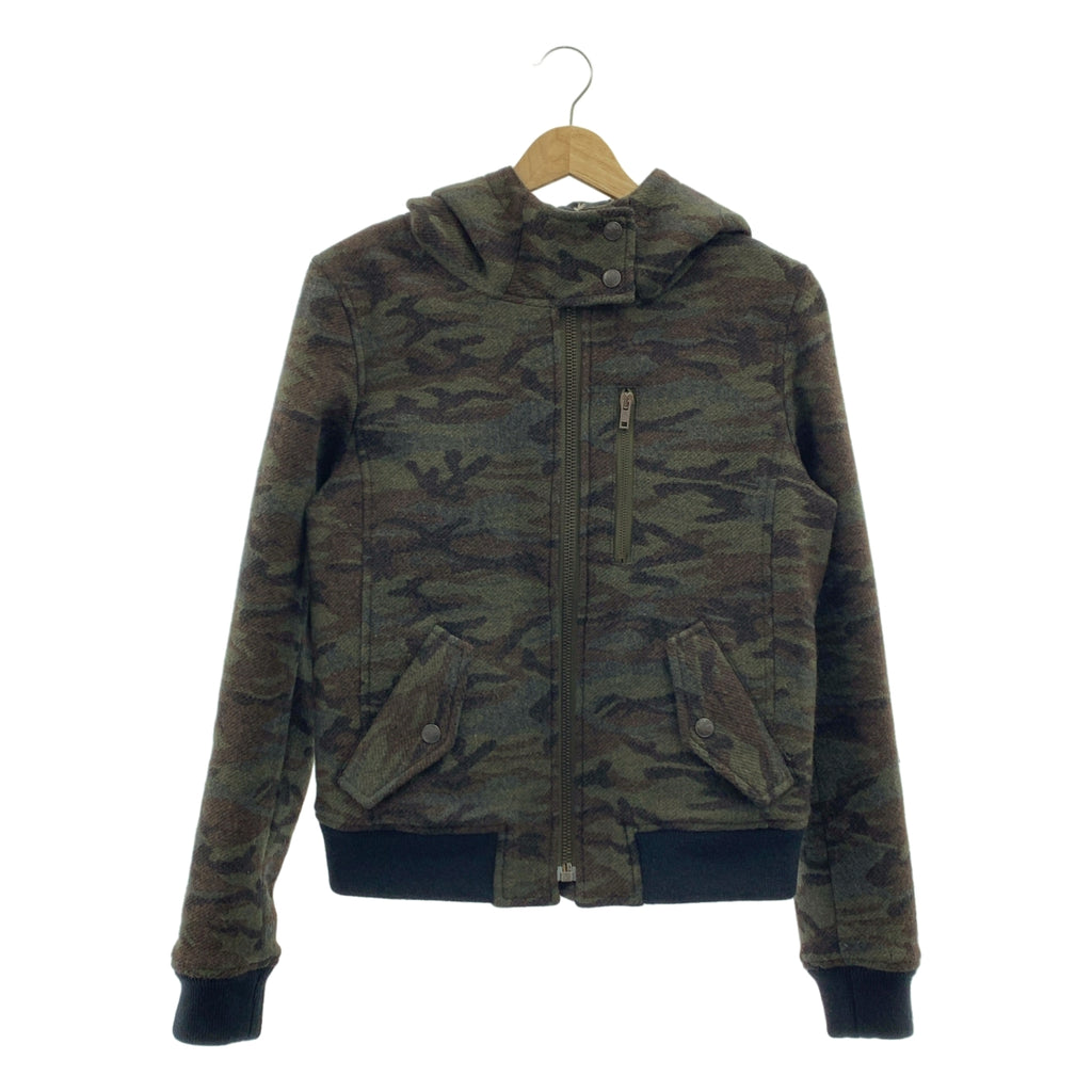 lucien pellat-finet / 루시안 페라피네 | 위장 무늬 백스컬 후드 재킷 | S | 남성