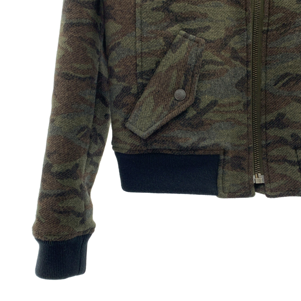 lucien pellat-finet / 루시안 페라피네 | 위장 무늬 백스컬 후드 재킷 | S | 남성