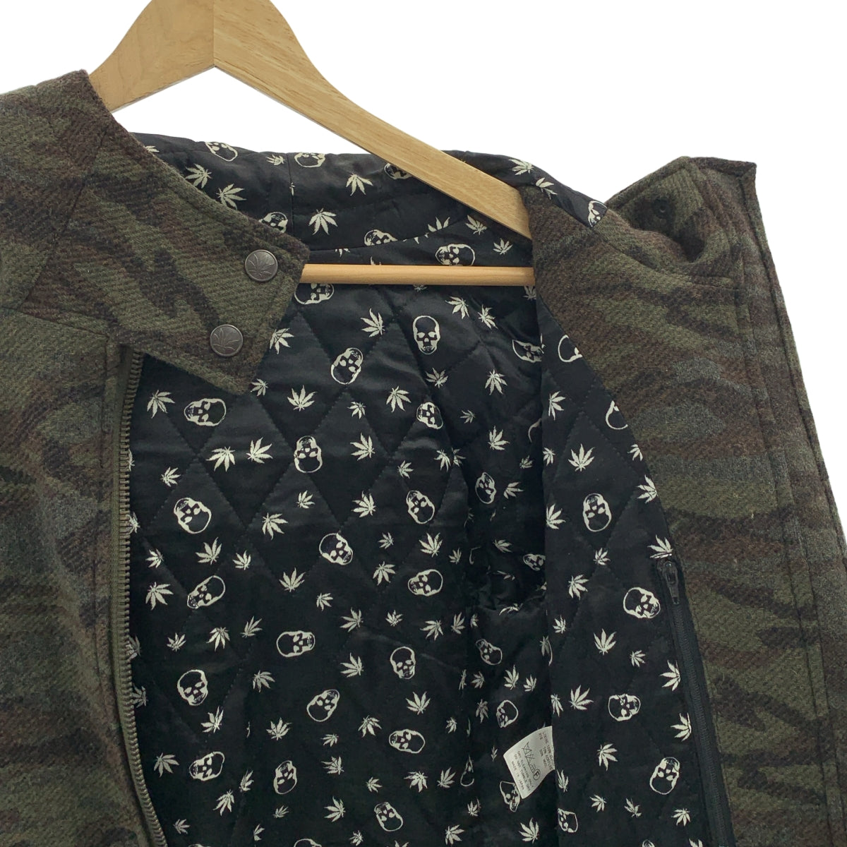 lucien pellat-finet / ルシアンペラフィネ | カモフラ柄 バックスカル