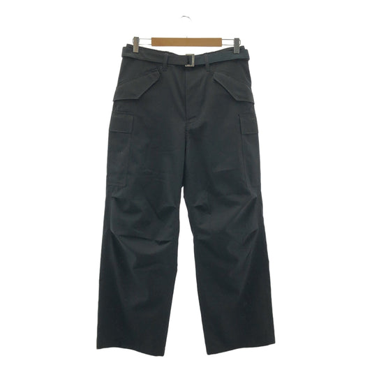 sacai / サカイ | 2024SS | Suiting Pants / スーチング ワイド カーゴ パンツ | 1 | メンズ