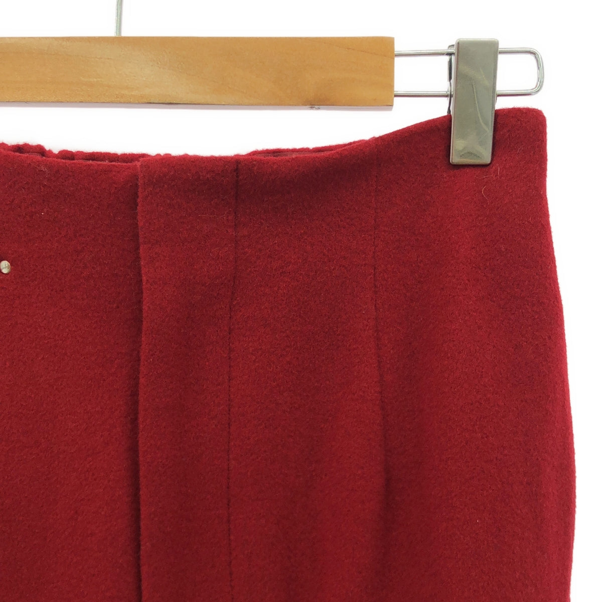 聯合啟動 | Ron Herman 訂製羊毛開衩裙 | S |紅色 |女性的