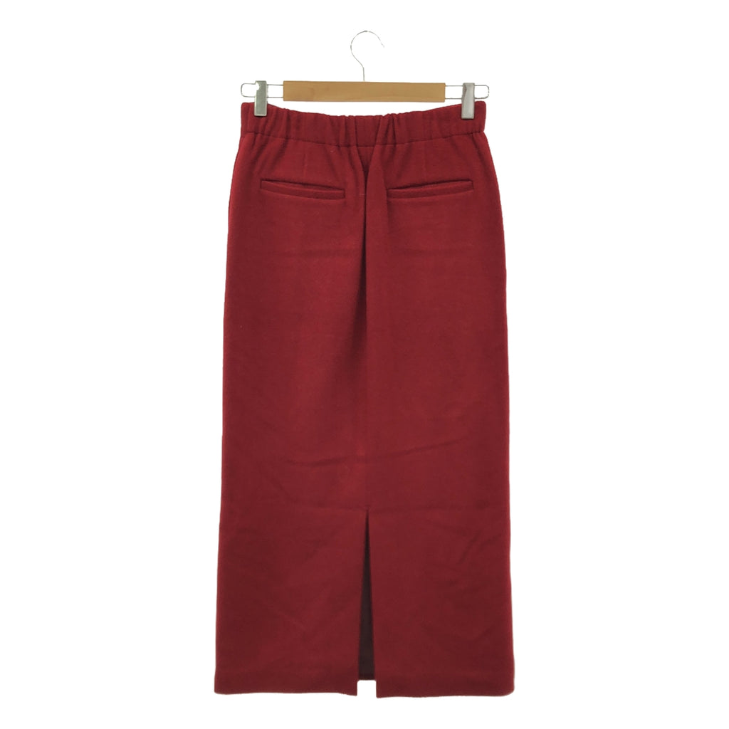 UNION LAUNCH / ユニオンランチ | Ron Herman 別注 ウール スリット スカート | S | レッド | レディース
