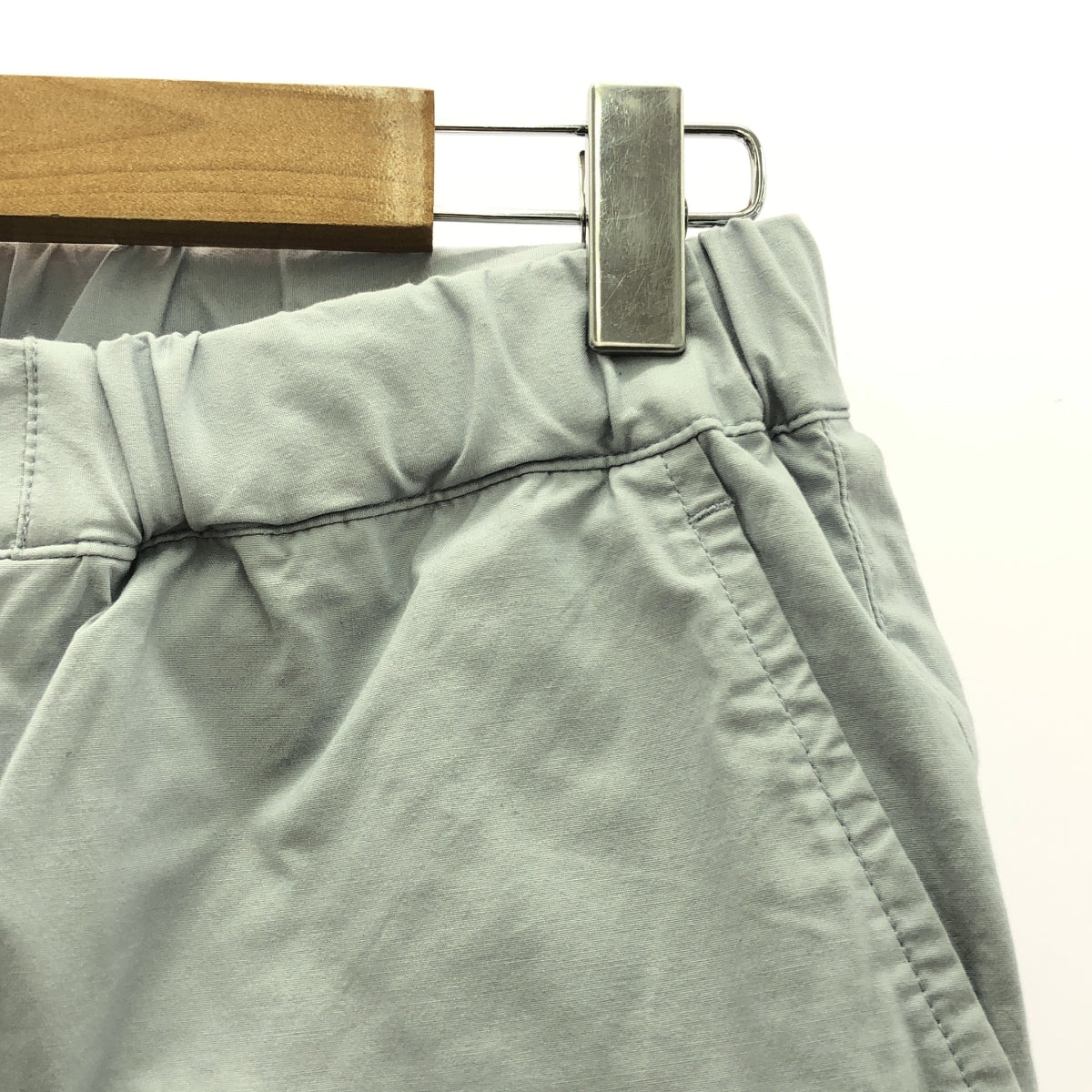 45r / フォーティファイブアール | ウェザーストレッチのイージースラックス | ライトブルー | レディース