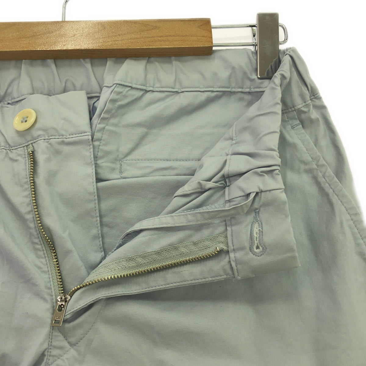 45r / フォーティファイブアール | ウェザーストレッチのイージースラックス | ライトブルー | レディース