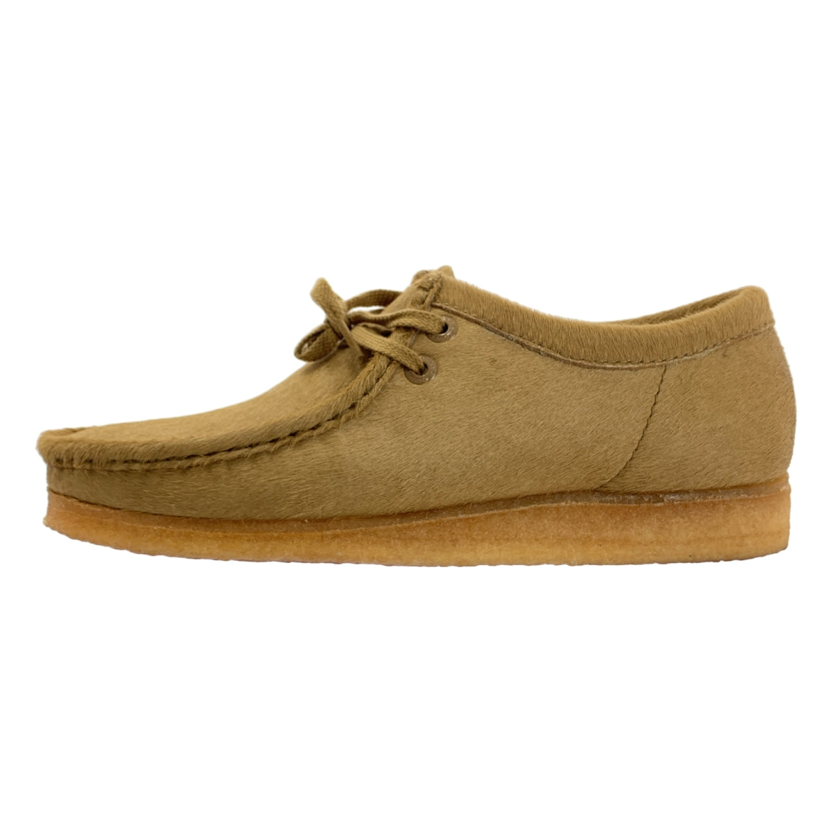 [近新] Clarks | x BEAUTY&amp;YOUTH UNITED ARROWS 特別版 WALLABEE / Wallabee 豬皮鞋 | 尺寸 26 | 米色 | 男款