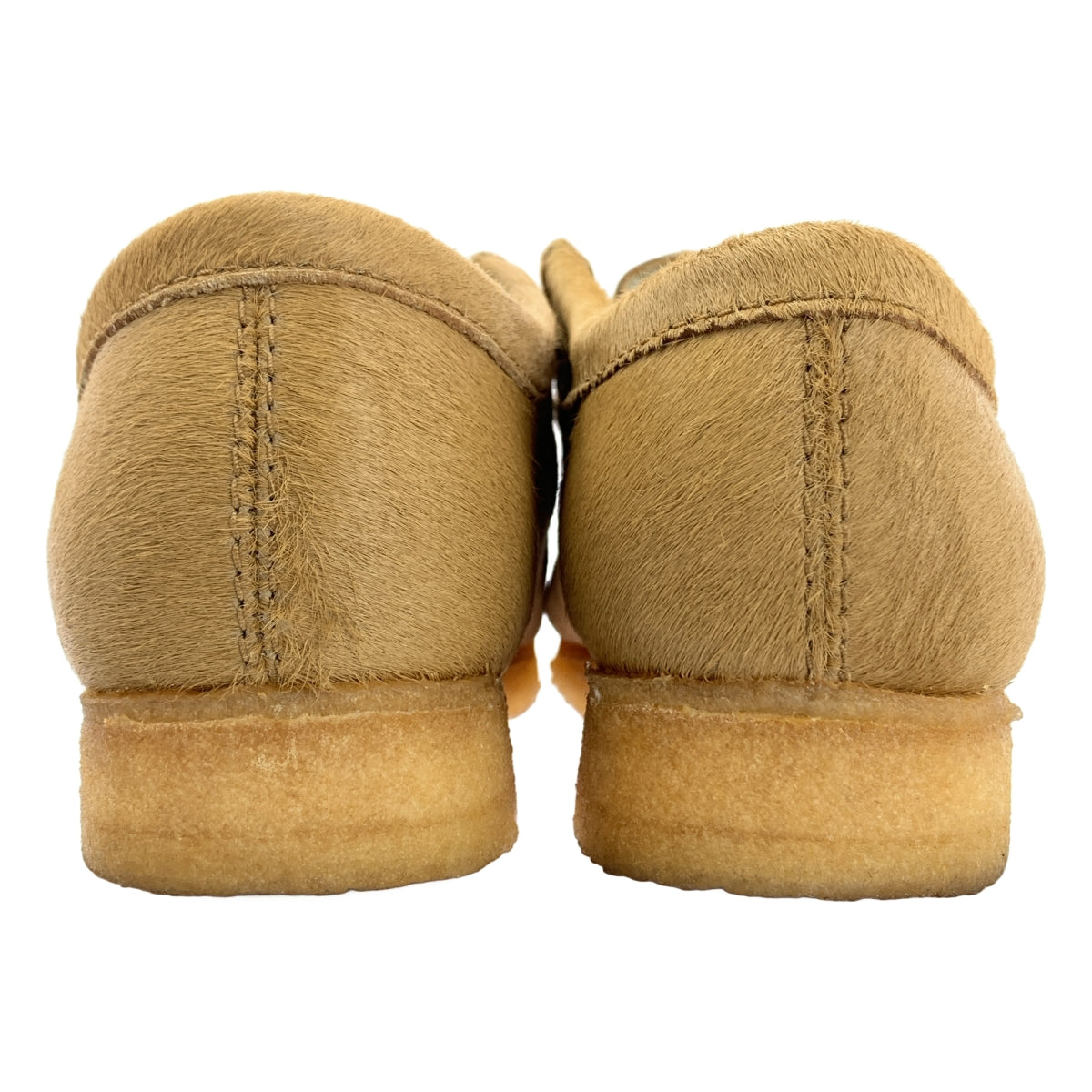 [近新] Clarks | x BEAUTY&amp;YOUTH UNITED ARROWS 特別版 WALLABEE / Wallabee 豬皮鞋 | 尺寸 26 | 米色 | 男款