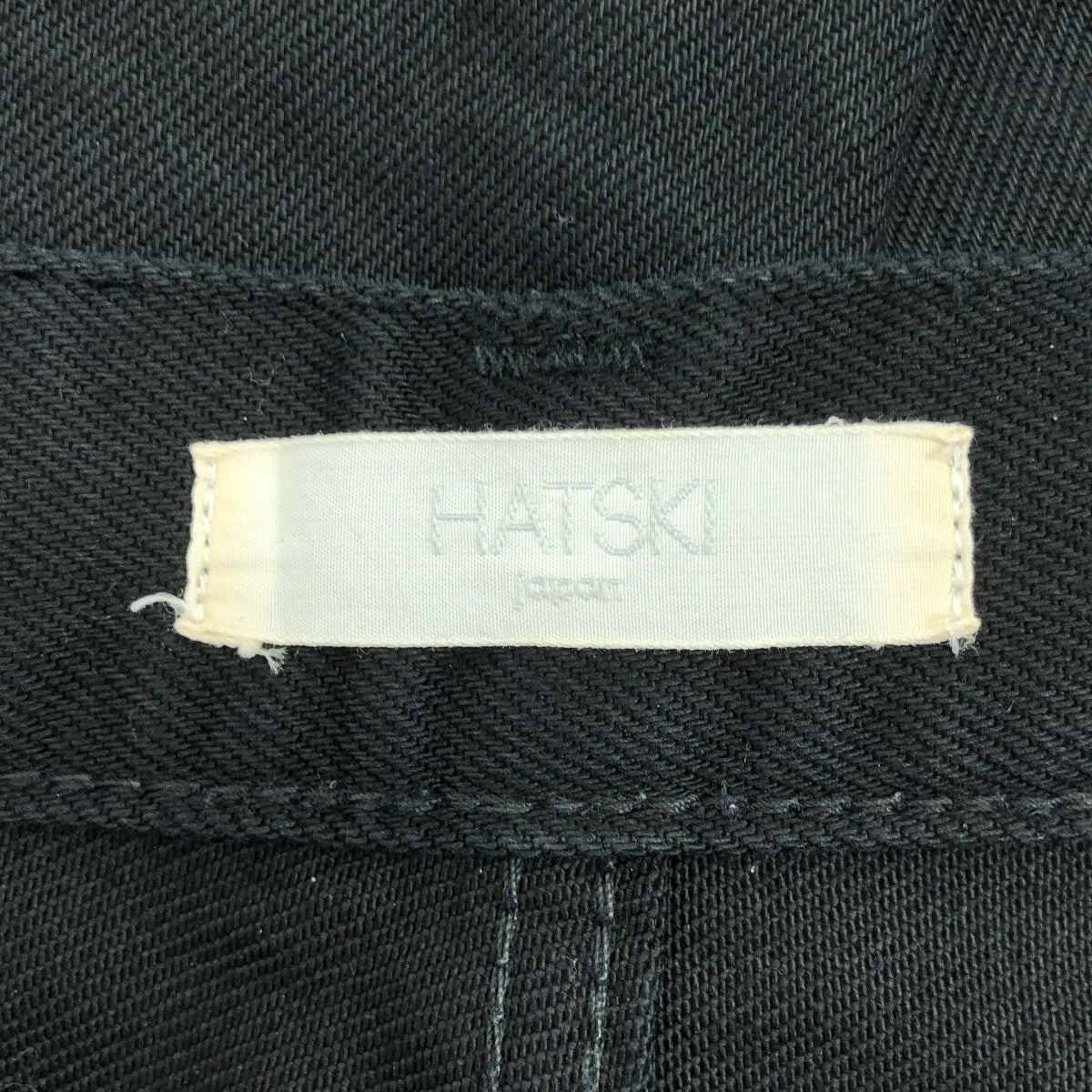 HATSKI / Hatsuki | 常規錐形牛仔褲 | 0 | 黑色 | 女款