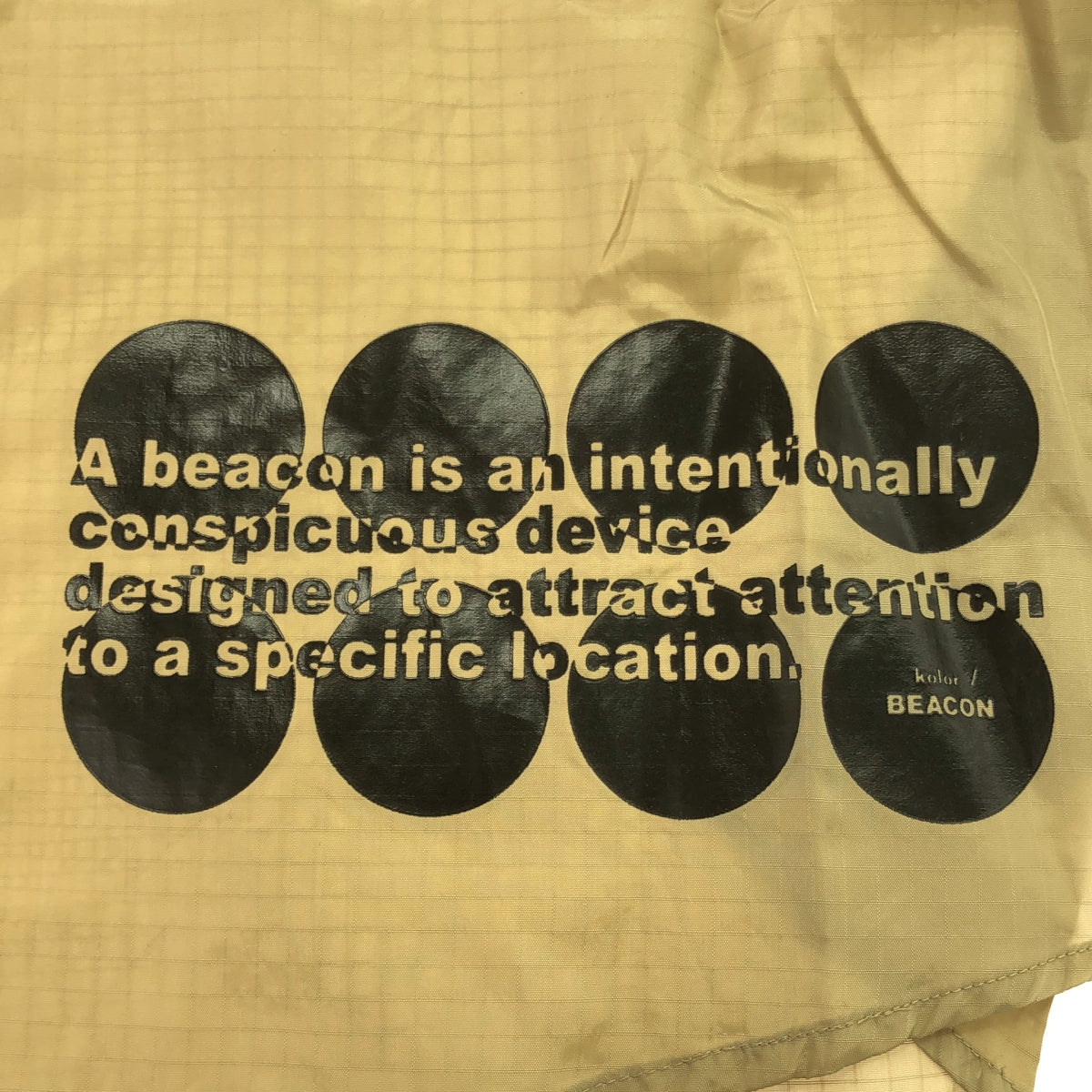 kolor BEACON / カラービーコン | リップストップ オーバーシャツ | 1 | ベージュ | メンズ