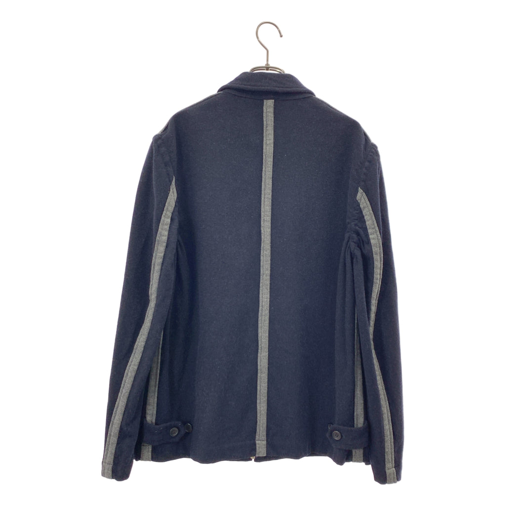 COMME des GARCONS HOMME PLUS / コムデギャルソンオムプリュス | AD1998 | インサイドアウト / ウール ジップ ブルゾン ジャケット | M | メンズ