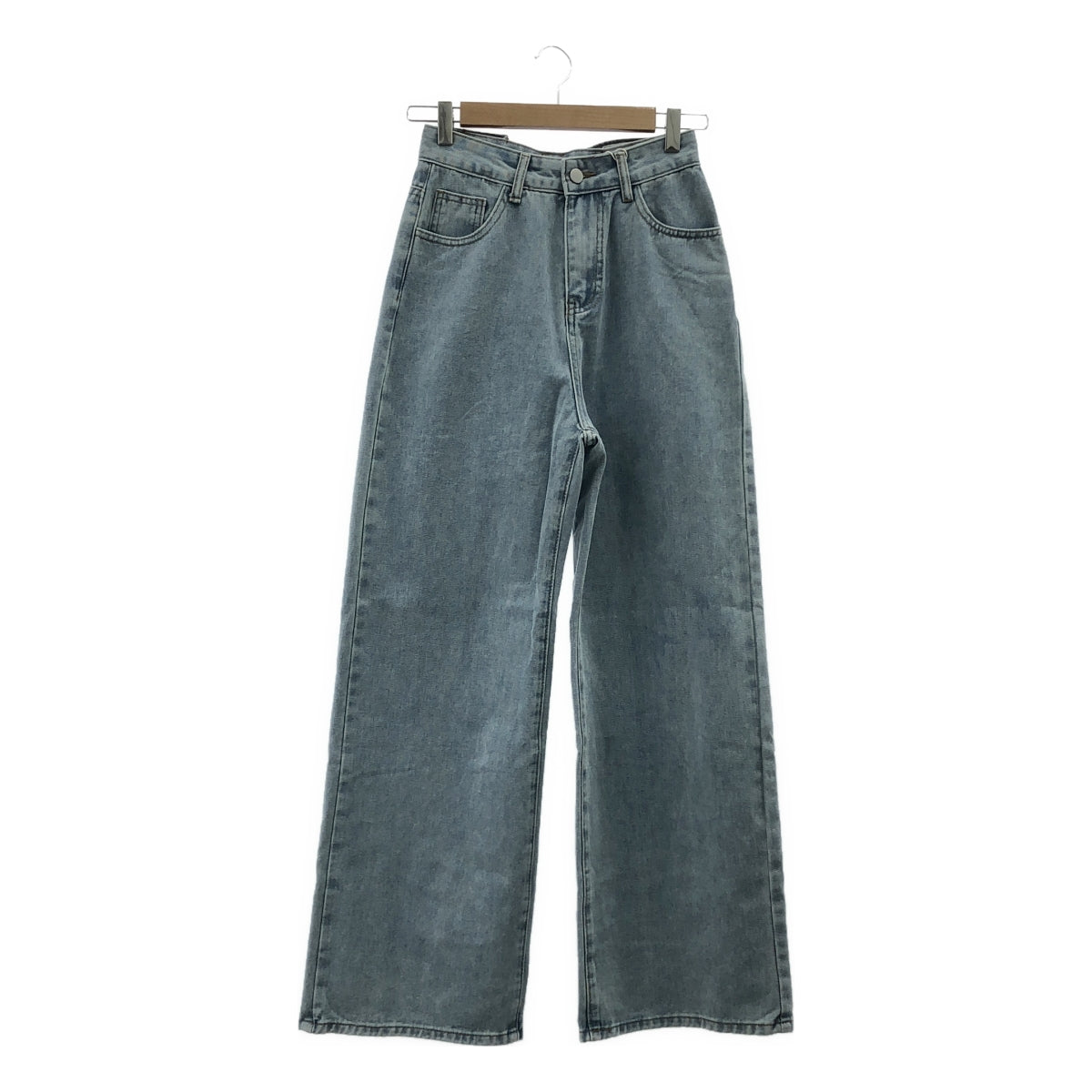 Frene | 後背蝴蝶結寬牛仔褲 | S碼 | 女款