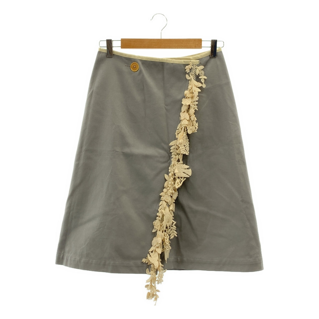 mina perhonen / ミナペルホネン | forest parade / フォレストパレード ラップ スカート | 36 |