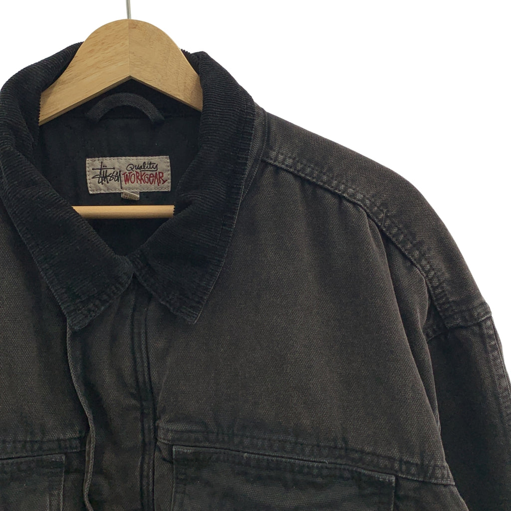 STUSSY / ステューシー | WASHED CANVAS SHOP JACKET ショップ ジャケット | L | メンズ