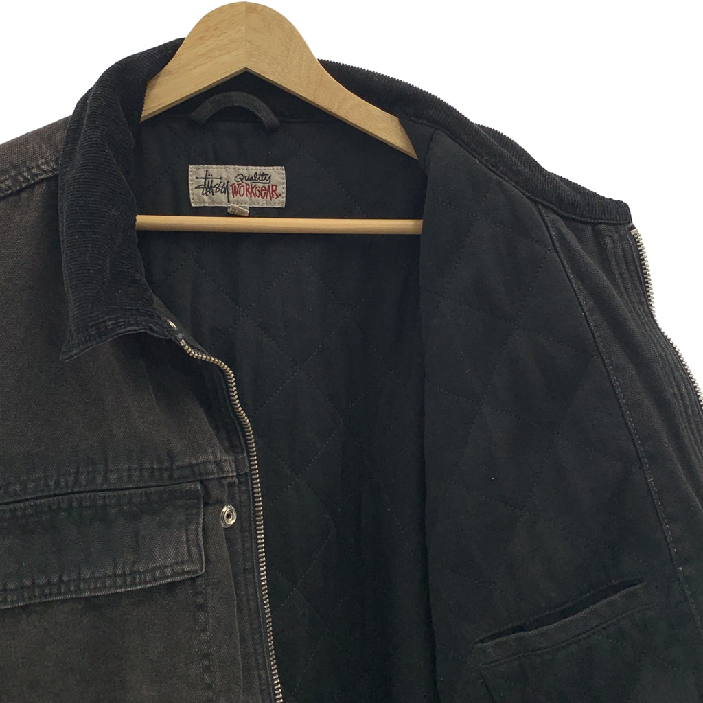 STUSSY / ステューシー | WASHED CANVAS SHOP JACKET ショップ ジャケット | L | メンズ