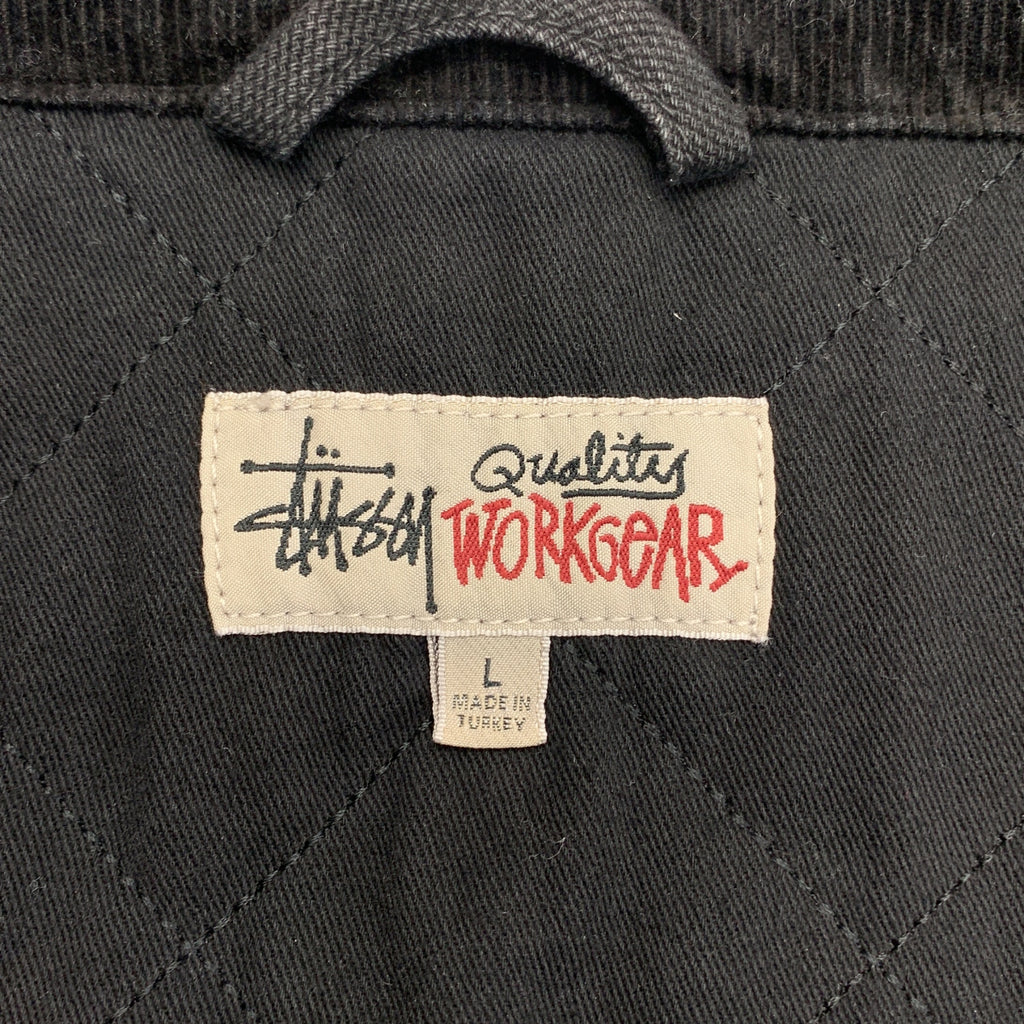 STUSSY / ステューシー | WASHED CANVAS SHOP JACKET ショップ ジャケット | L | メンズ