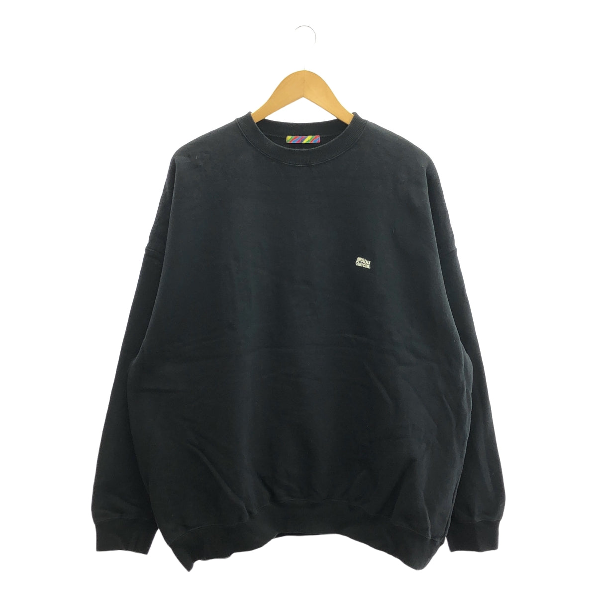 AbuGarcia / アブガルシア | コットン ロゴプリント スウェット | XL | ブラック | メンズ