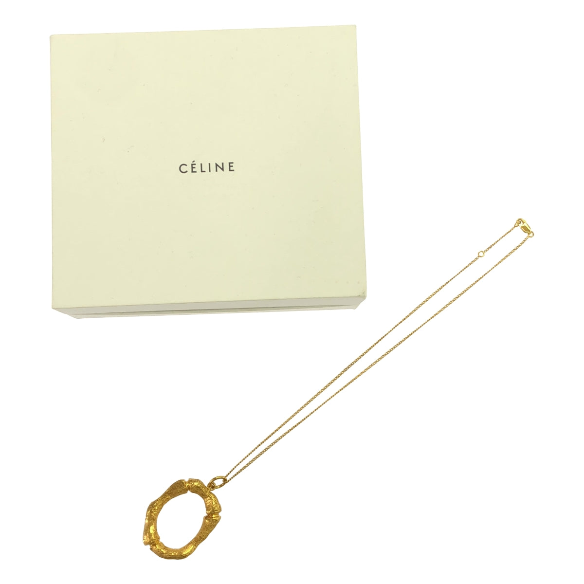 CELINE | Phoebe 字母吊墜項鍊 | 金色 | 女士